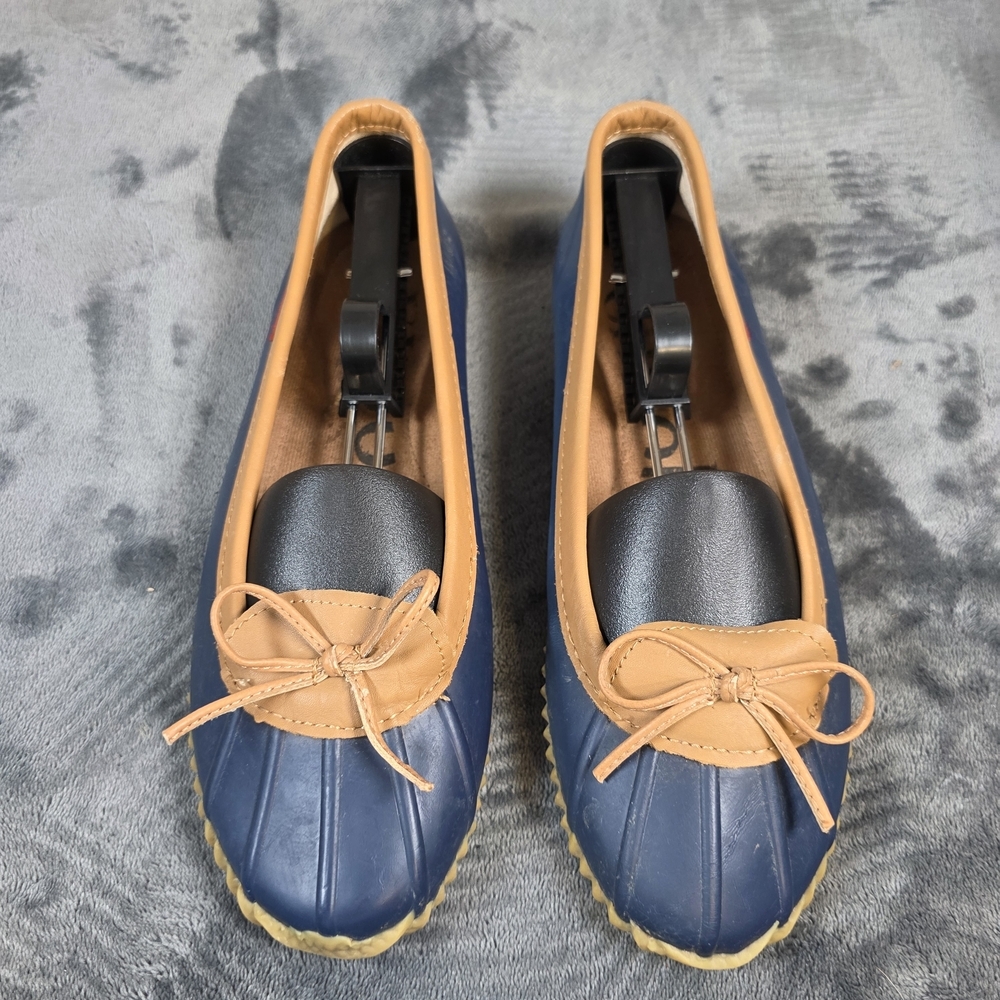 Chooka Duck Skimmer Waterproof Rain Boat Shoes Navy Blue Womens Sz 9